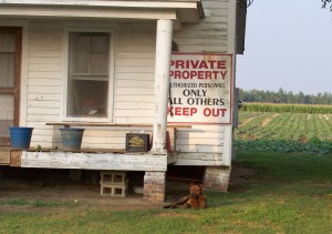 Private property with dog[1]