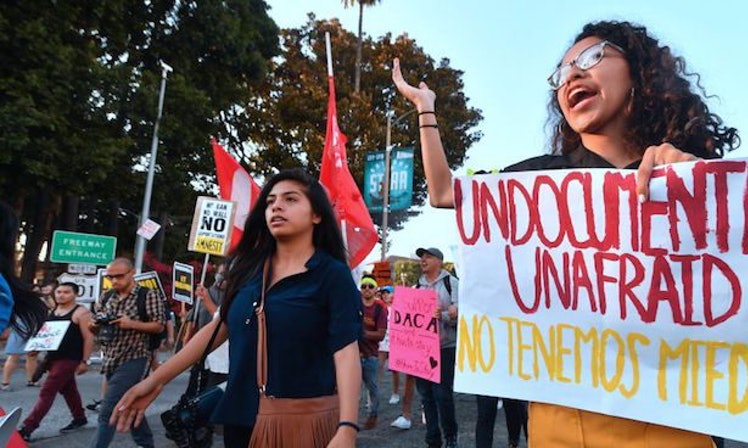 undocumented-unafraid-daca-dreamers-protest
